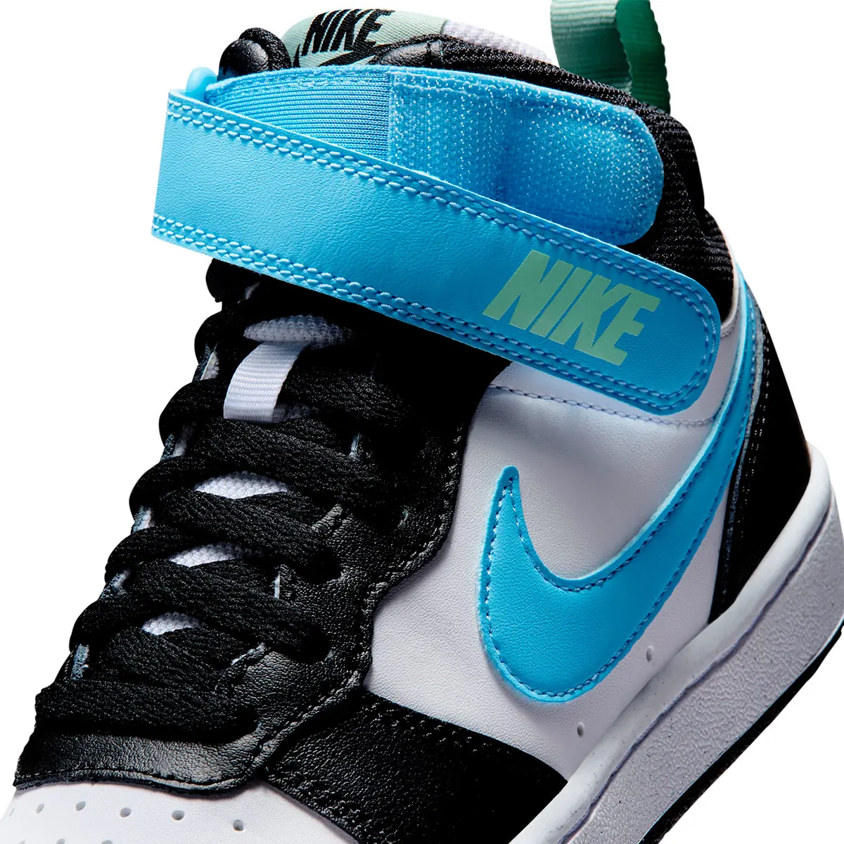 ZAPATILLAS NIÑO NIKE BASQUET NEGRO COURT BOROUGH MID 2 BG - 4