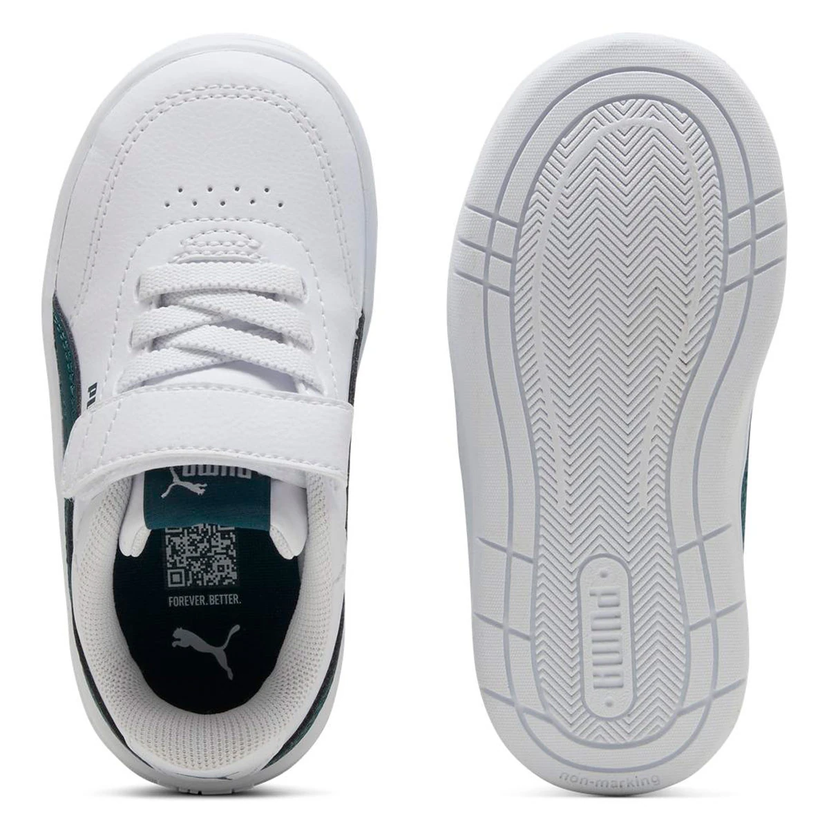 ZAPATILLAS BEBÉ NIÑO PUMA URBANAS COURT CLASSIC CLEAN AC, INF - 4