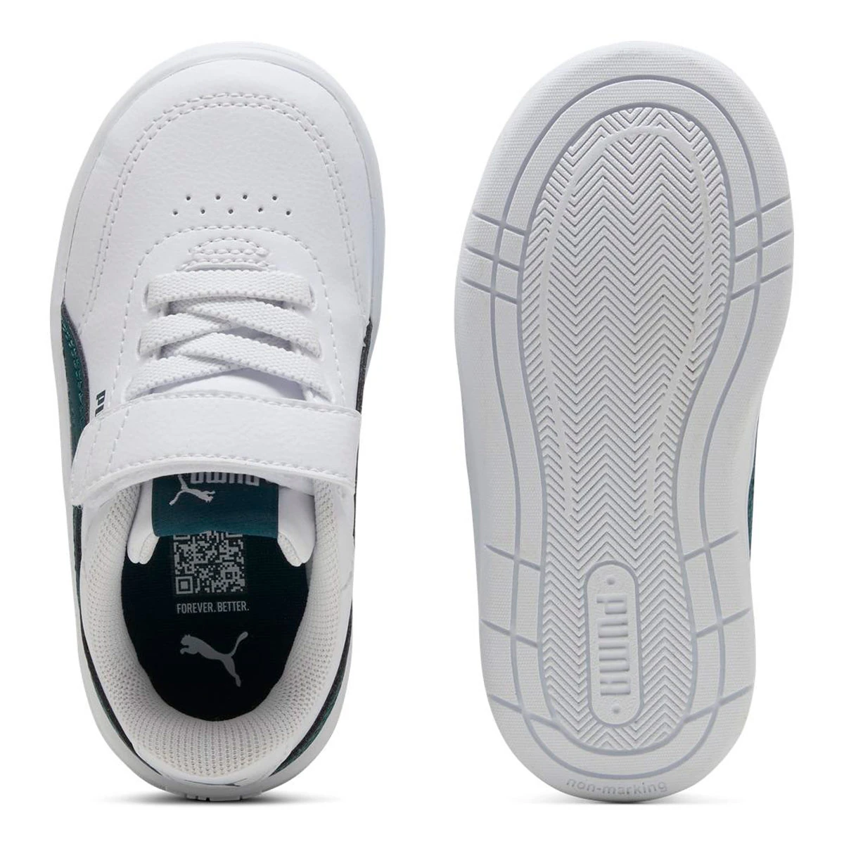 ZAPATILLAS BEBÉ NIÑO PUMA URBANAS COURT CLASSIC CLEAN AC, INF - 4
