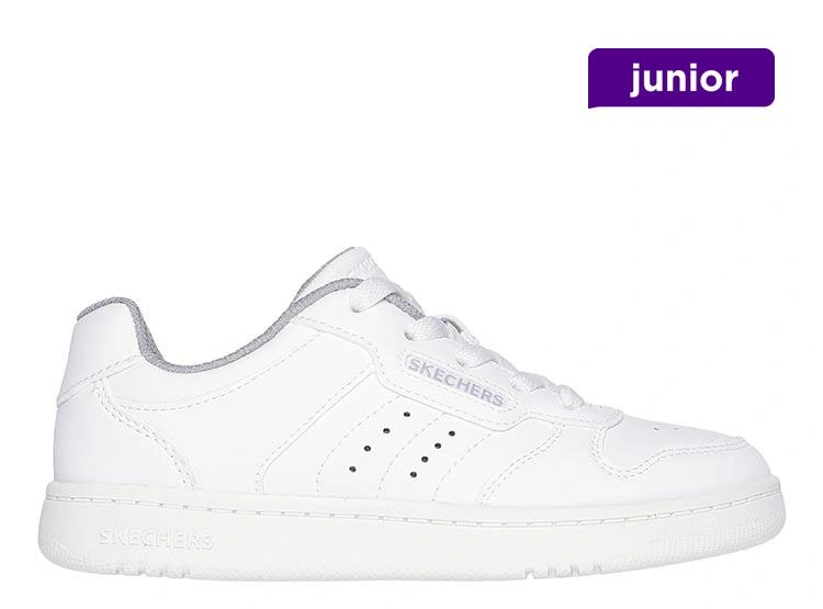 ZAPATILLAS ESCOLARES UNISEX SKECHERS BLANCO QUICK STREET - 1