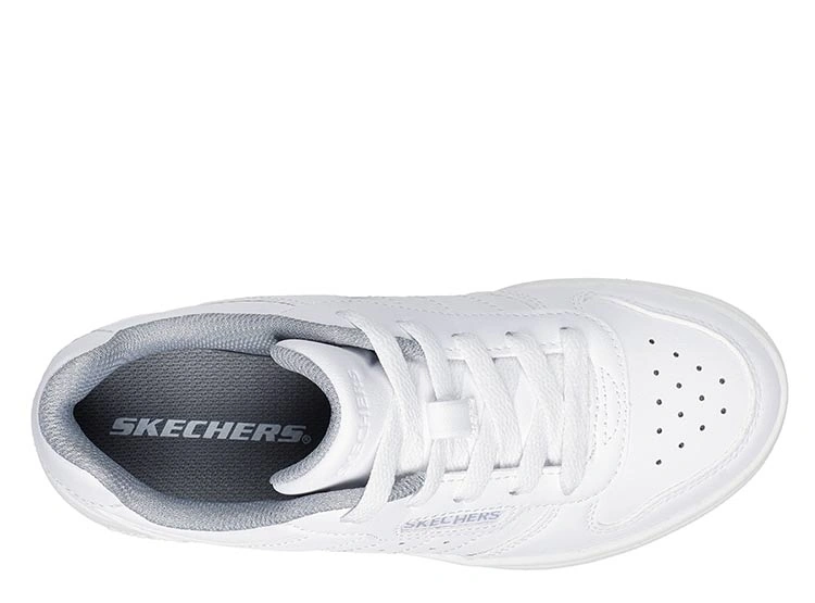 ZAPATILLAS ESCOLARES UNISEX SKECHERS BLANCO QUICK STREET - 4
