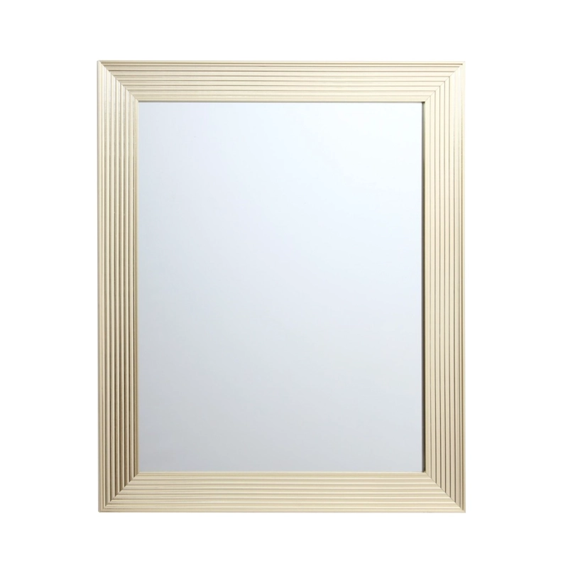 ESPEJO RIPLEY HOME RECTANGULAR VIDRIO PLATA 56 X 71 CM BORDE DORADO - 2