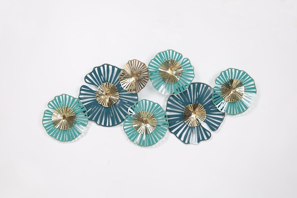 ESCULTURA RIPLEY HOME CÍRCULOS AZUL 118X54 XM - 1