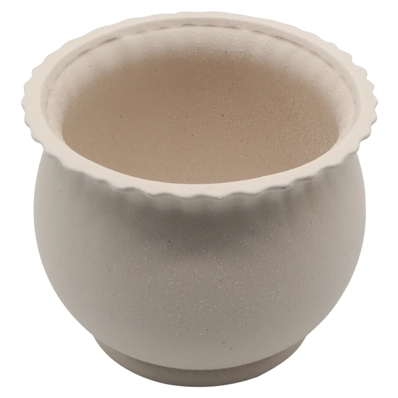 MACETA RIPLEY HOME GRIEGO BLANCO CERÁMICA 17 CM - 1