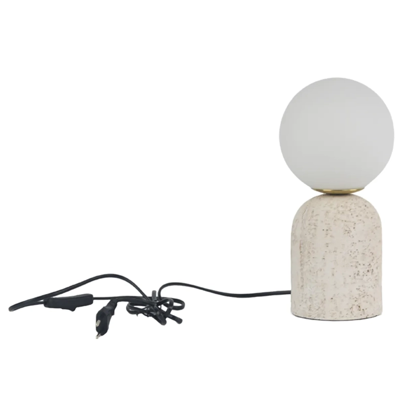 LÁMPARA DE MESA RIPLEY HOME WHITE WASH 15x15 CM - 4