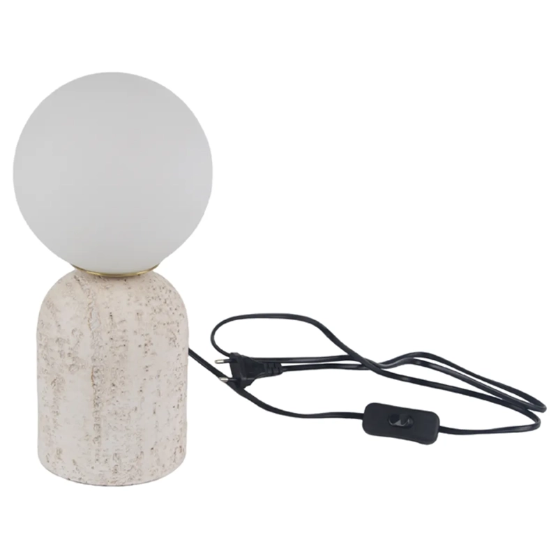 LÁMPARA DE MESA RIPLEY HOME WHITE WASH 15x15 CM - 6