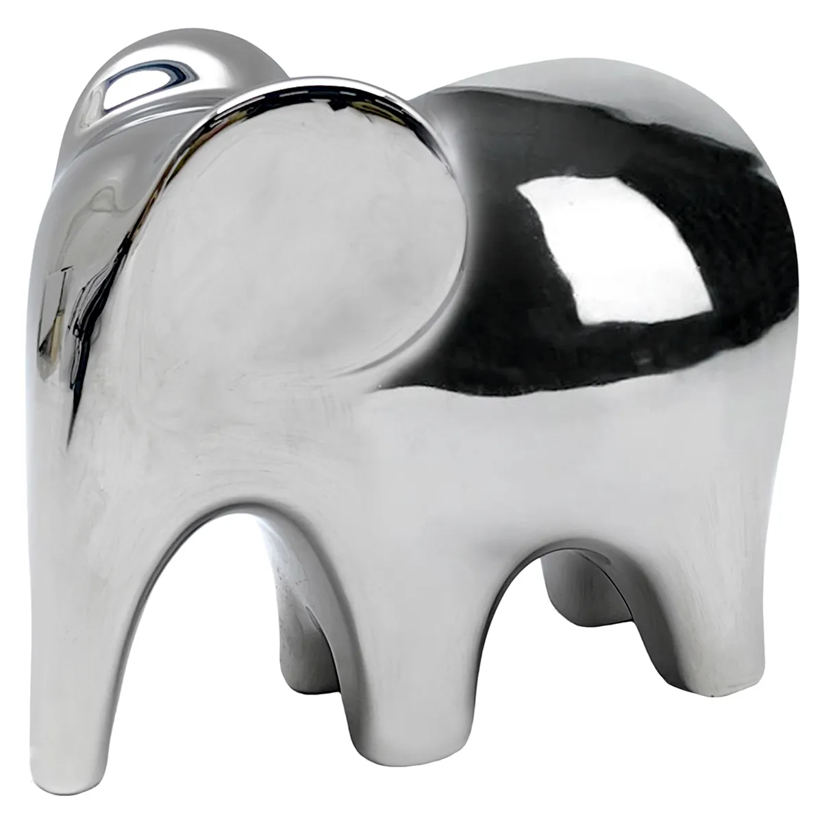 FIGURA DECORATIVA RIPLEY HOME ELEFANTE PLATEADO 18CM - 1