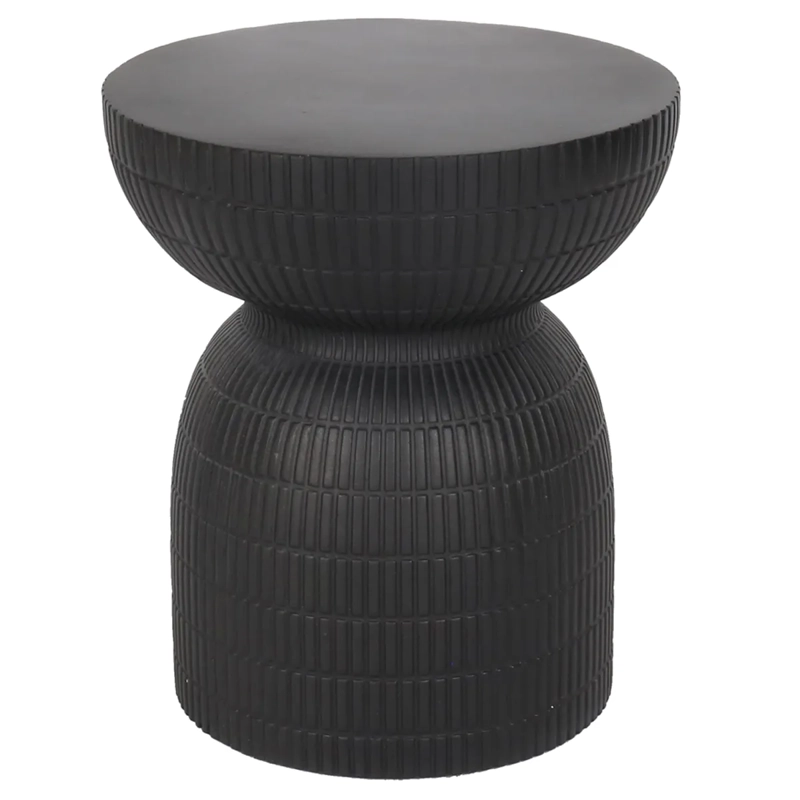 MESA DE APOYO RIPLEY HOME DOBLE LÍNEAS NEGRA 37 X 37 CM - 2