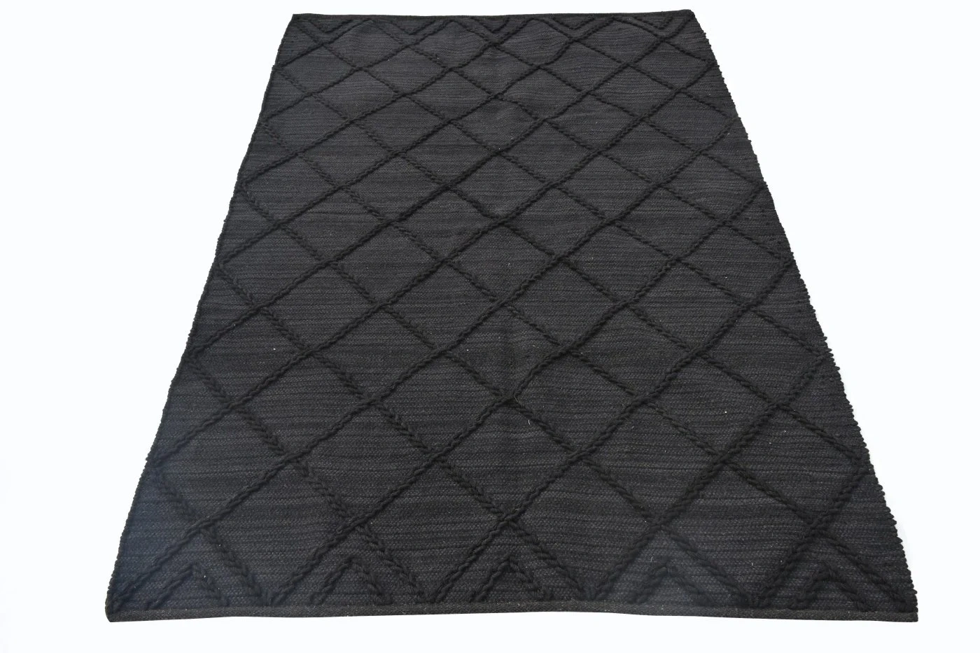 ALFOMBRA RIPLEY HOME INDUSTRIAL ROMBOS NEGRO 170X240 - 3