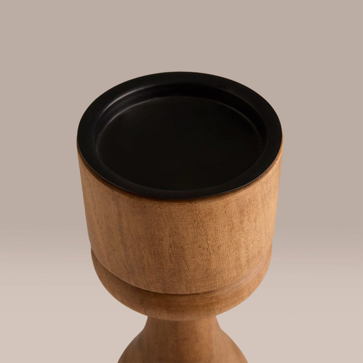 CANDELABRO MAISON LINETT MADERA 30CM - 4