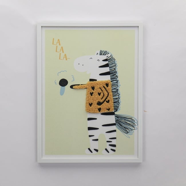 CUADRO RIPLEY HOME CEBRA 30X40 CM - 1