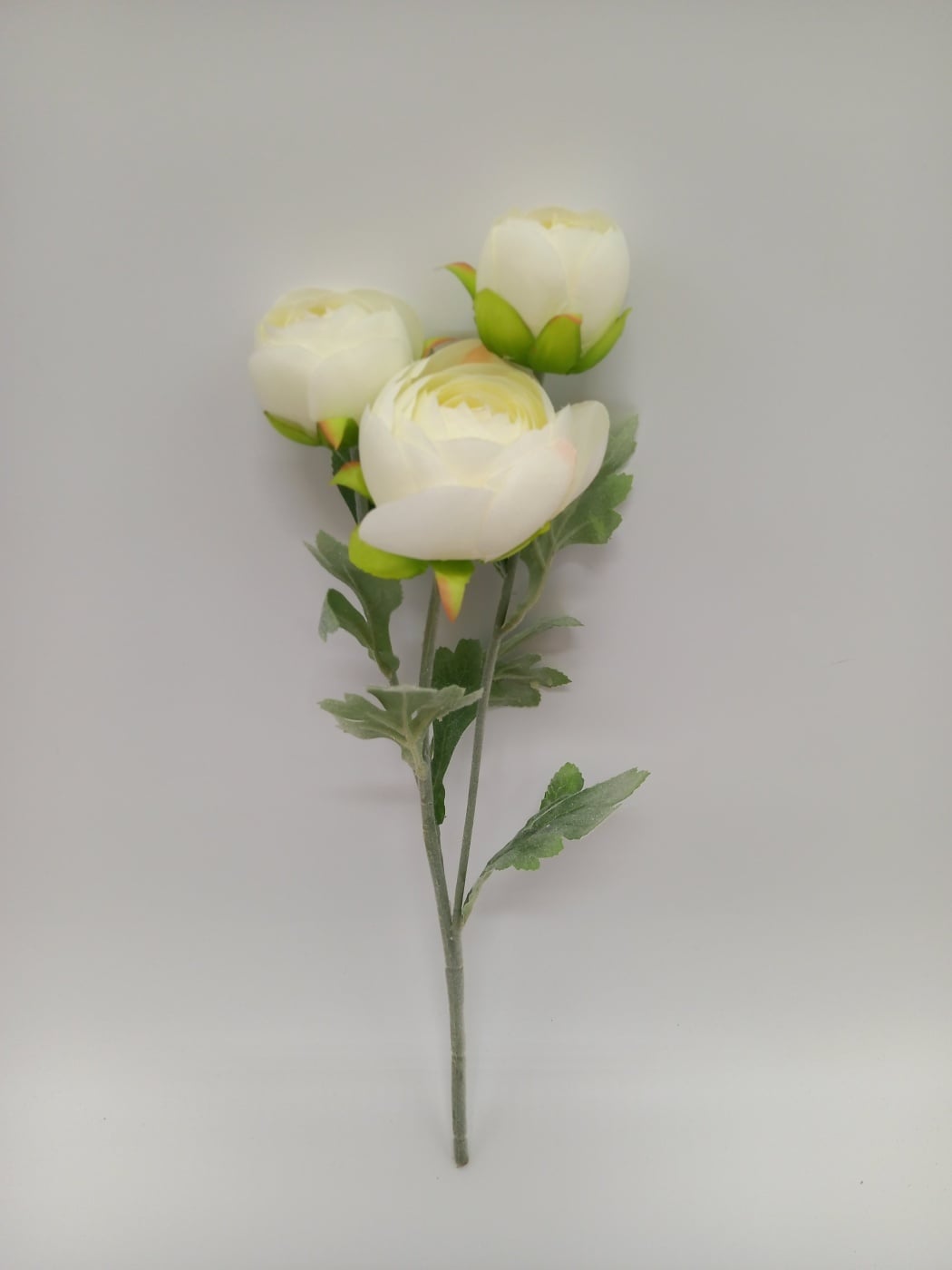 SET X3 FLOR GRANEL PEONIAS RIPLEY HOME BLANCAS 52CM - 1