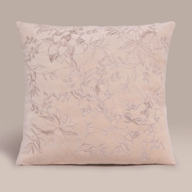 COJIN RIPLEY HOME VELVET RAMAS DORADAS 45X45 - 3