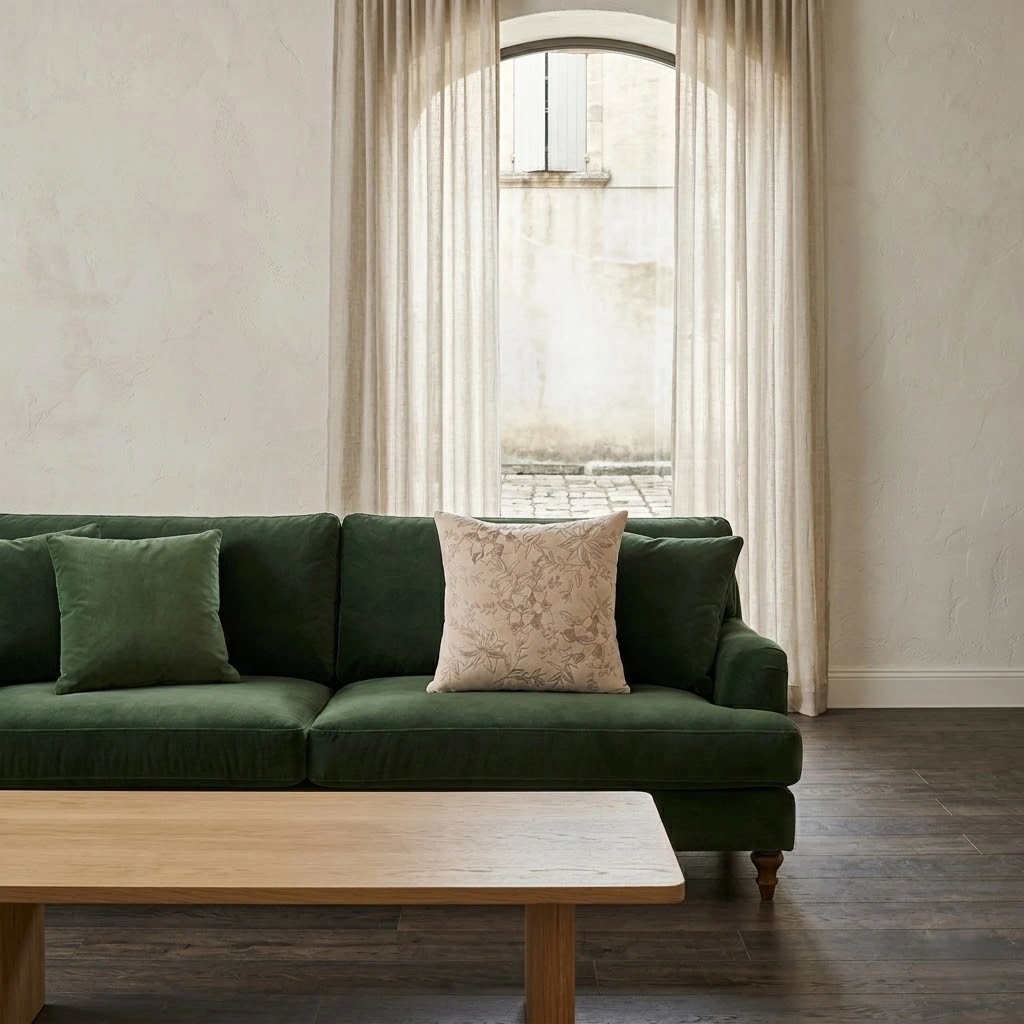 COJIN RIPLEY HOME VELVET RAMAS DORADAS 45X45 - 7