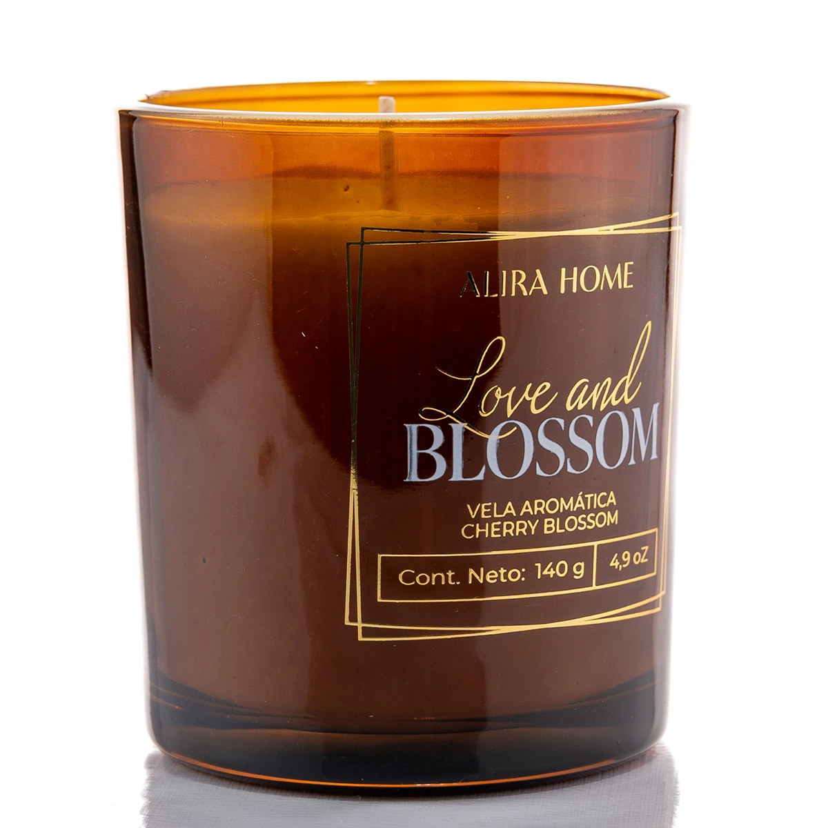 VELA AROMÁTICA ALIRA HOME CON CERA DE SOJA CHERRY BLOSSOM - 3