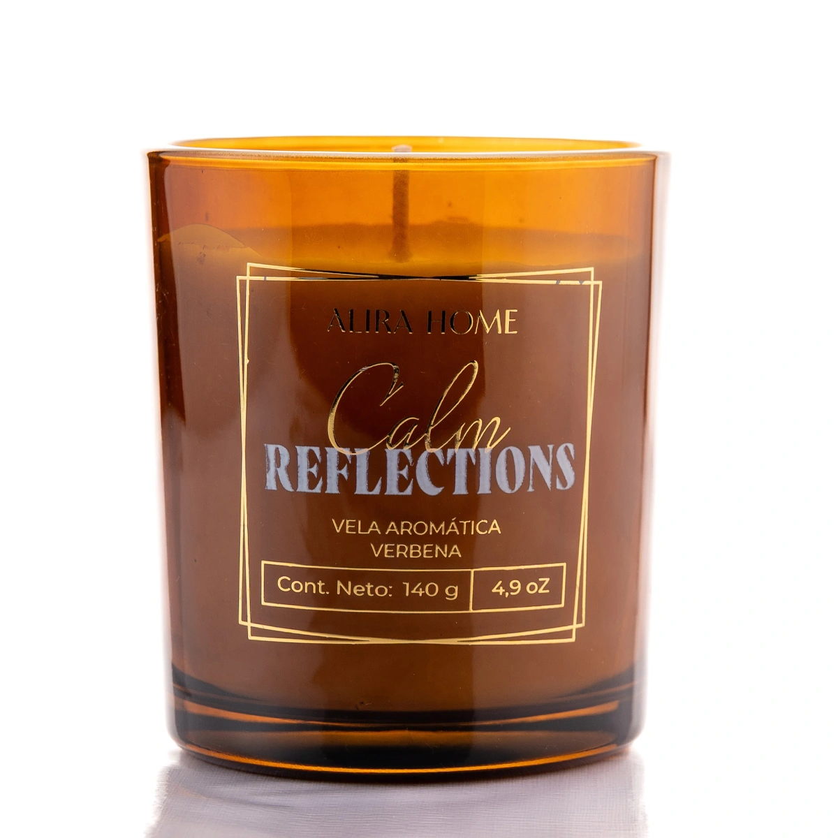 VELA AROMÁTICA ALIRA HOME CON CERA DE SOJA VERBENA - 2