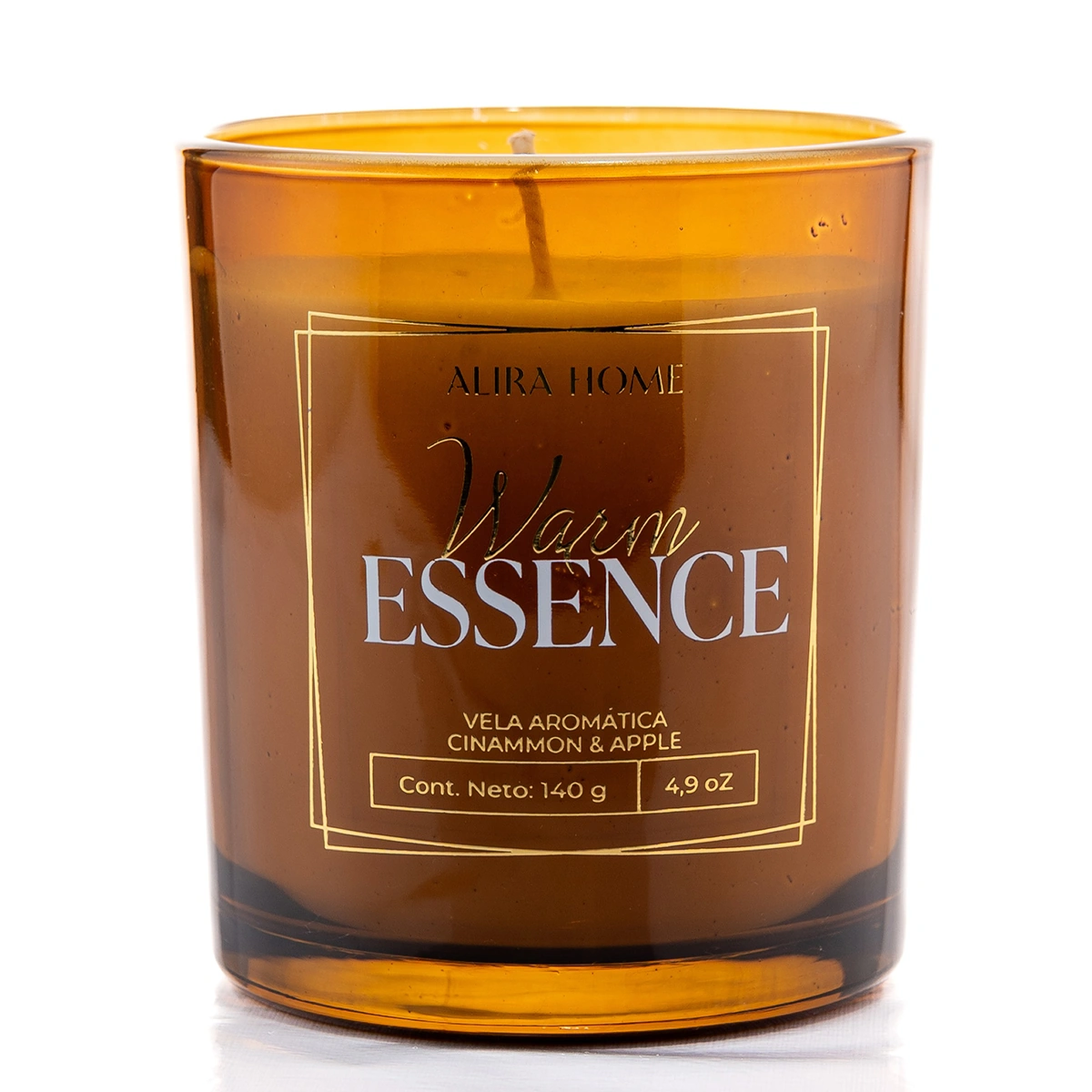 VELA AROMÁTICA ALIRA HOME CON CERA DE SOJA CINAMMON + APPLE - 2