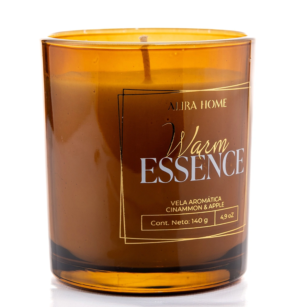 VELA AROMÁTICA ALIRA HOME CON CERA DE SOJA CINAMMON + APPLE - 3