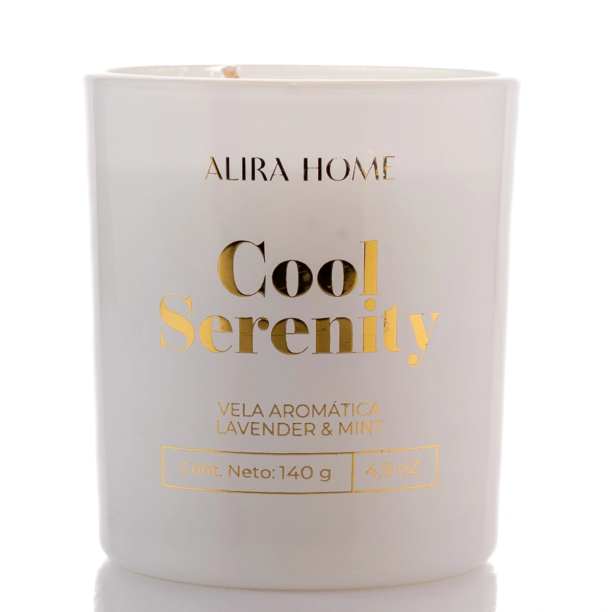 VELA AROMÁTICA ALIRA HOME CON CERA DE SOJA LAVENDER+MINT - 2