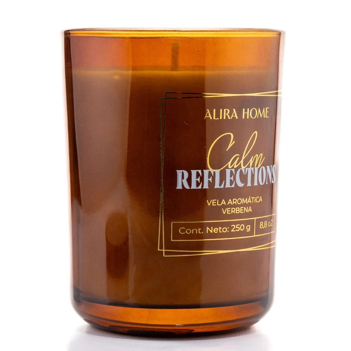 VELA AROMÁTICA CRISTAL ALIRA HOME CON CERA DE SOJA VERBENA - 3
