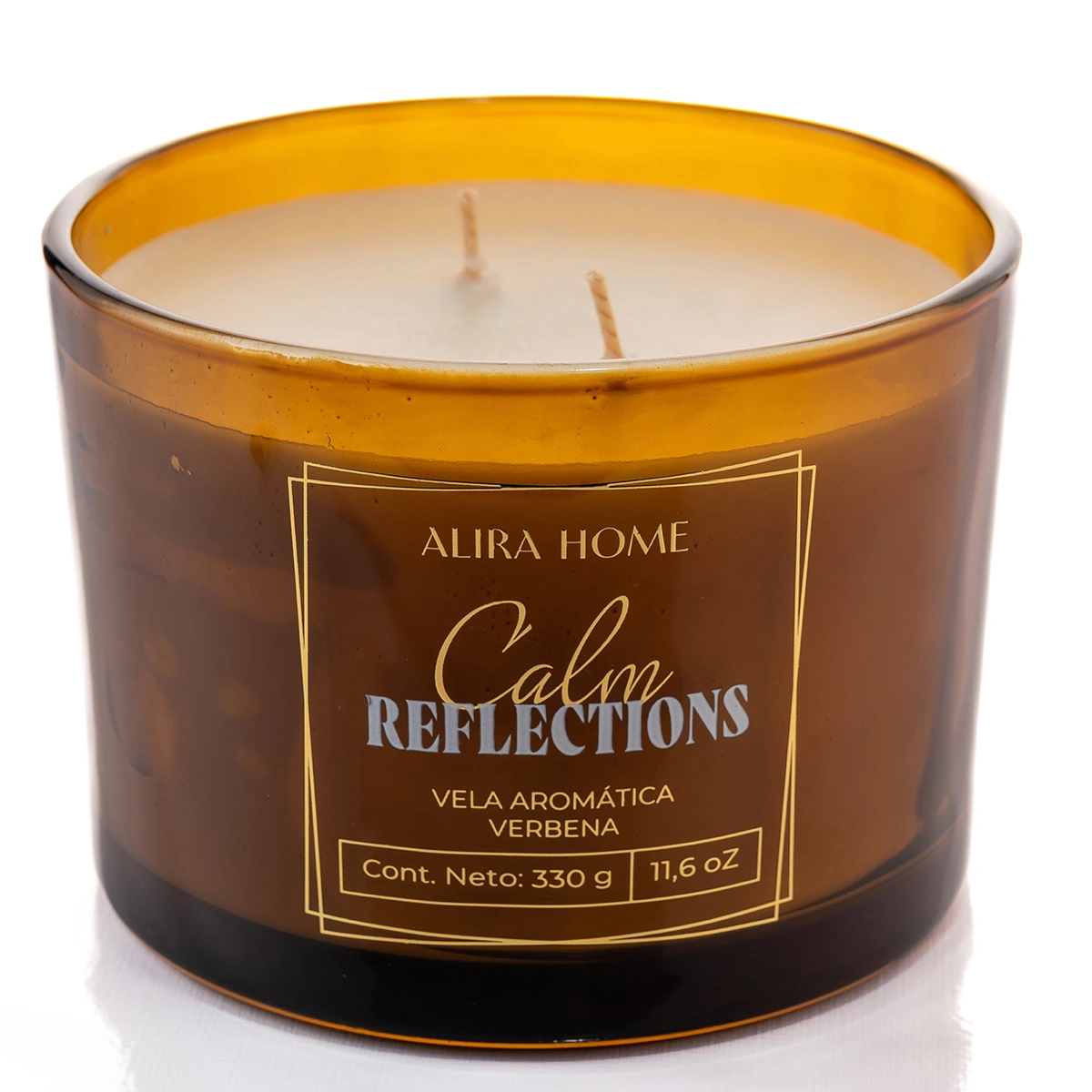 VELA AROMÁTICA ALIRA HOME CON CERA DE SOJA VERBENA - 2
