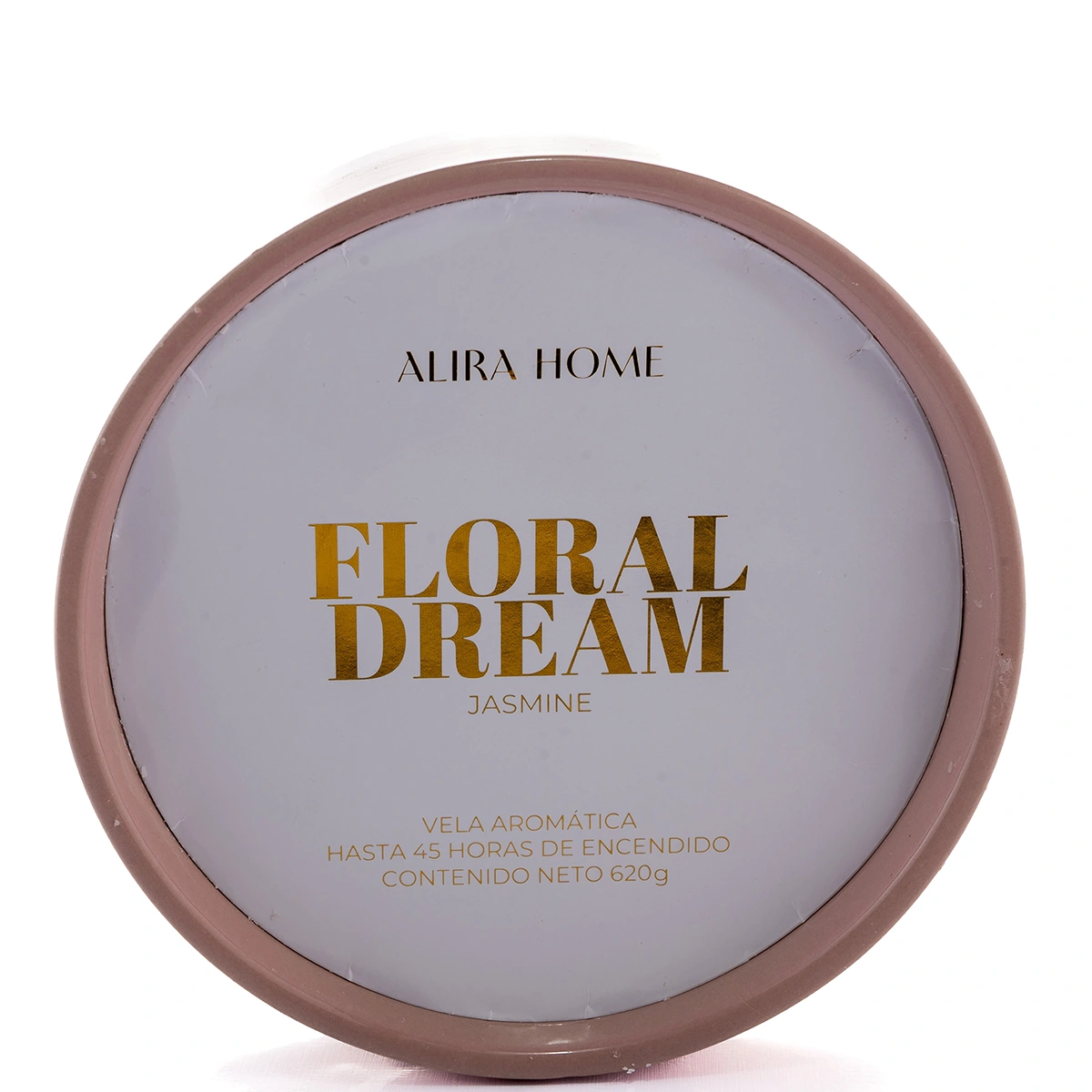 VELA AROMÁTICA CERÁMICA ALIRA HOME 3 MECHAS CON CERA DE SOJA JASMINE - 3