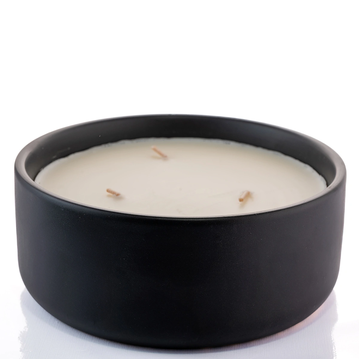 VELA AROMÁTICA CERÁMICA ALIRA HOME 3 MECHAS CERA DE SOJA EUCALYPTUS - 2