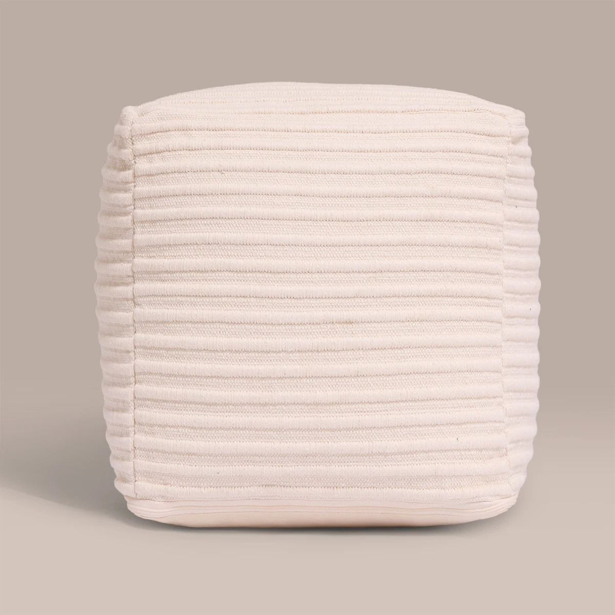 PUFF RIPLEY HOME CUBO IVORY - 1