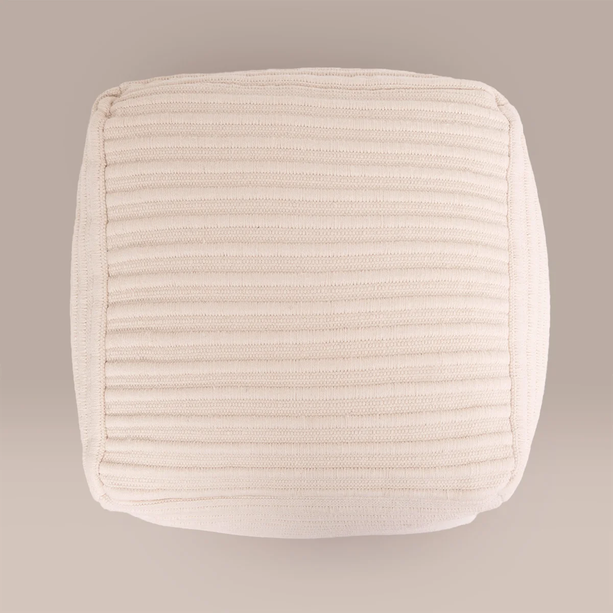 PUFF RIPLEY HOME CUBO IVORY - 2