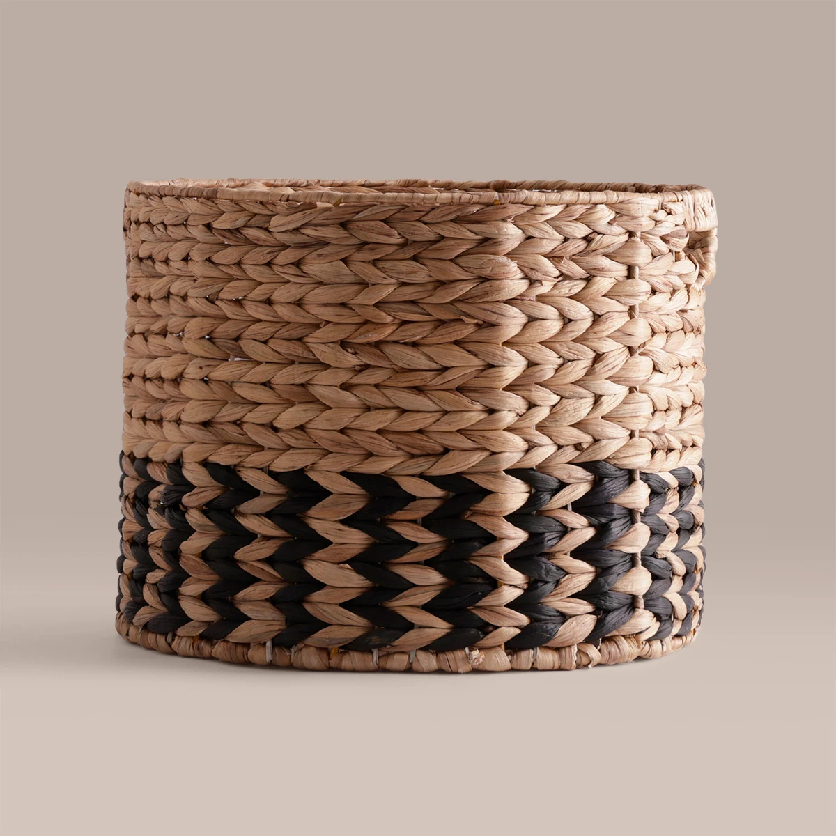 CANASTO RIPLE HOME BICOLOR NEGRO 30CM - 1