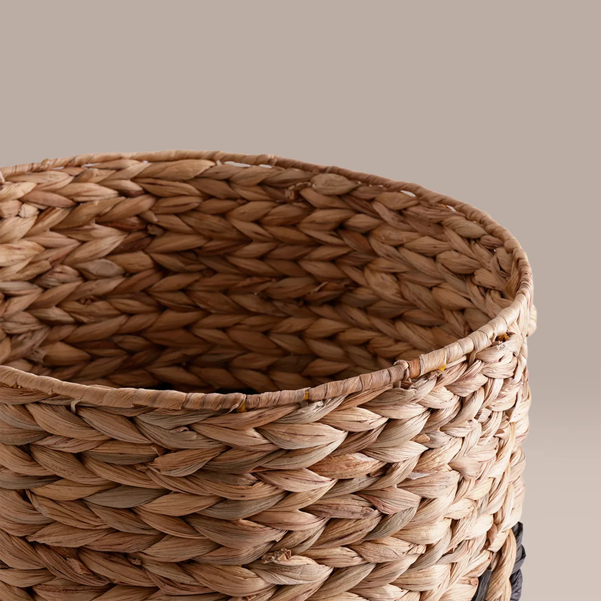 CANASTO RIPLE HOME BICOLOR NEGRO 30CM - 2