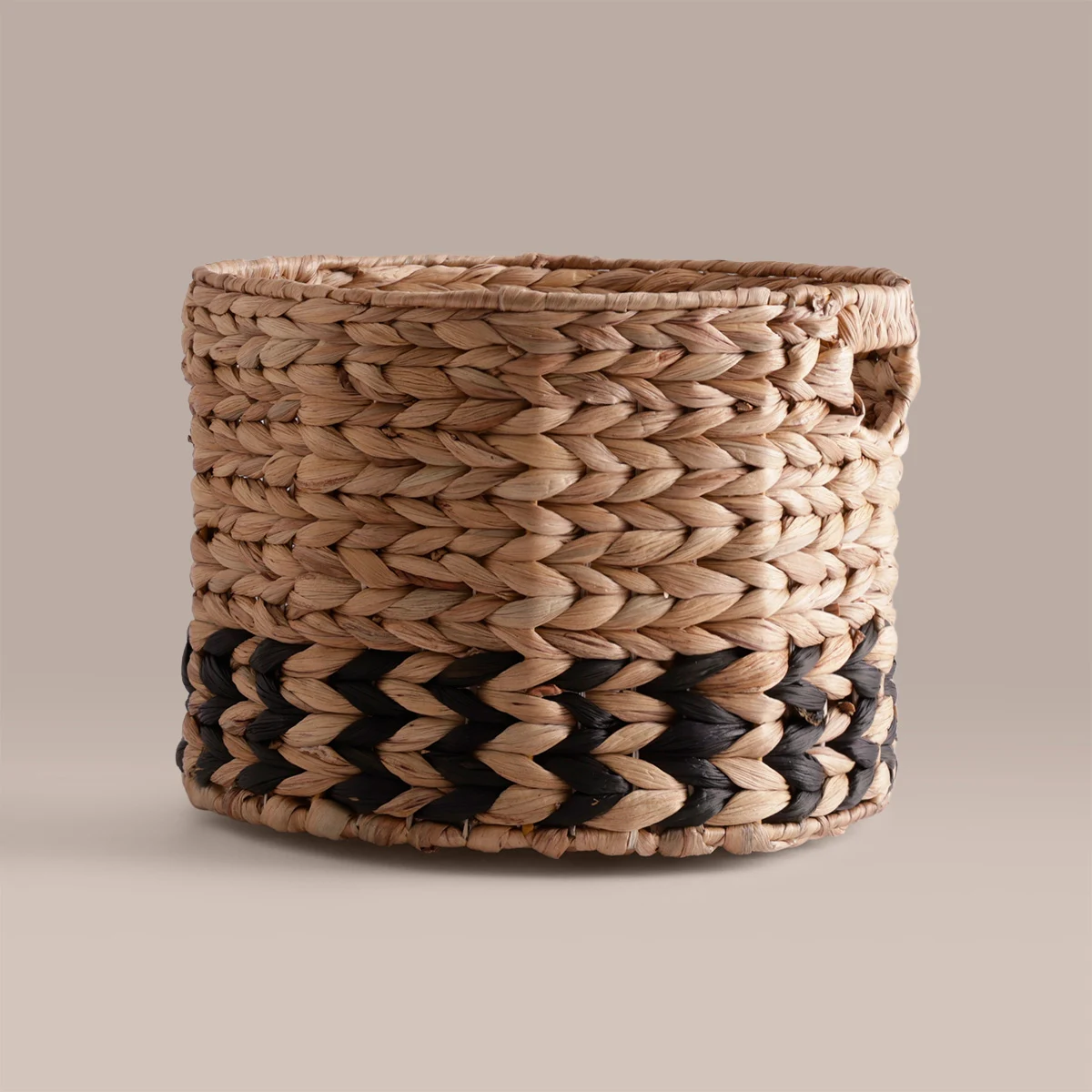 CANASTO RIPLE HOME BICOLOR NEGRO 22CM - 1