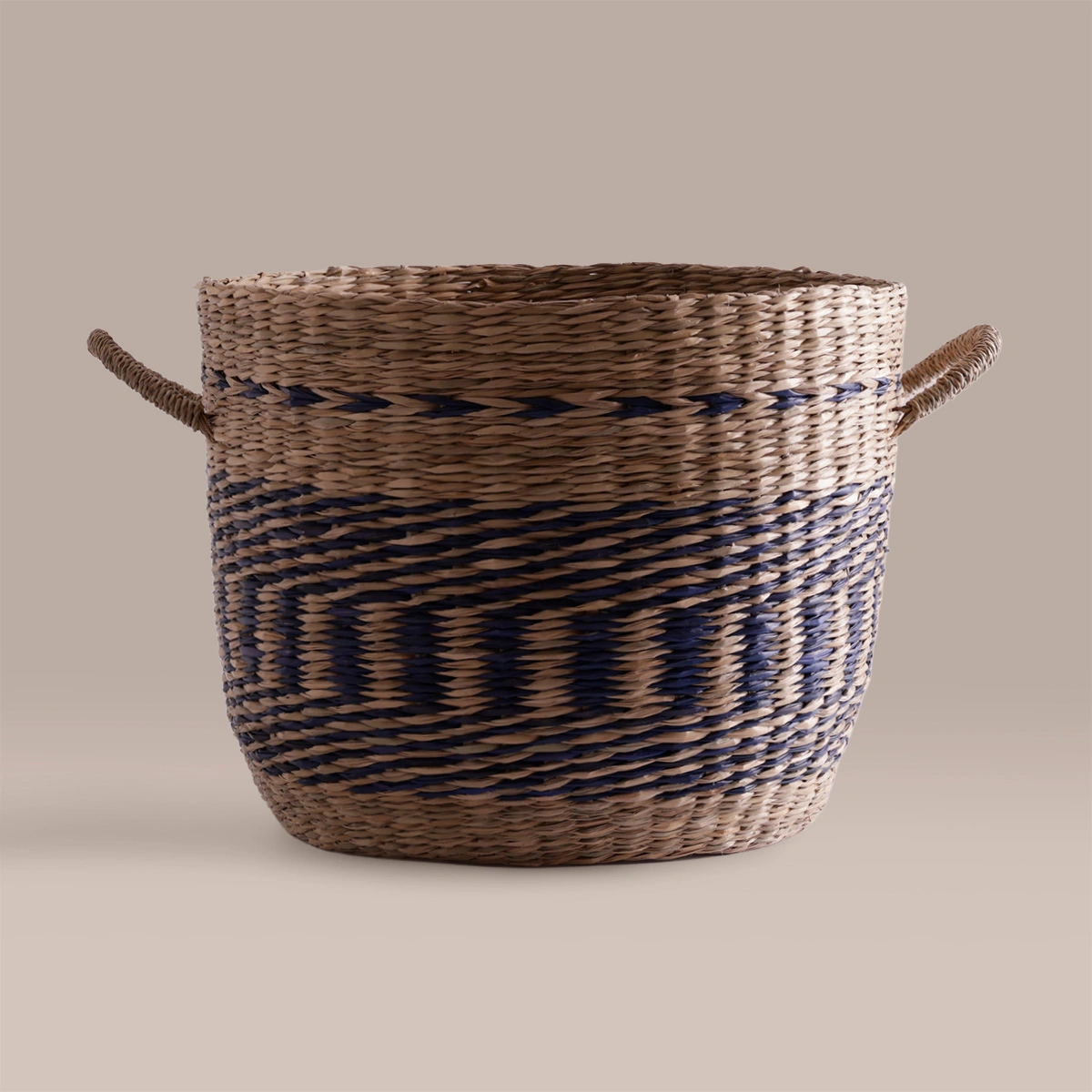 CANASTO RIPLEY HOME BICOLOR AZUL 38CM - 1
