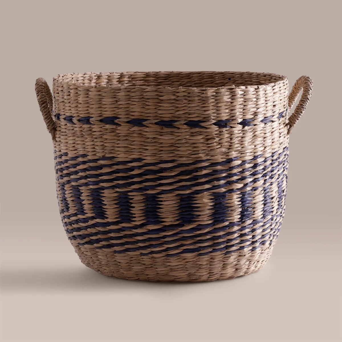CANASTO RIPLEY HOME BICOLOR AZUL 35CM - 1