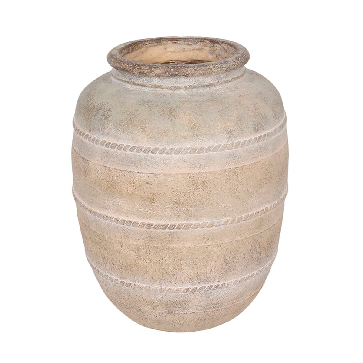 JARRÓN MAISON LINETT MEDITERRÁNEO GASTADO 46 CM  - 2