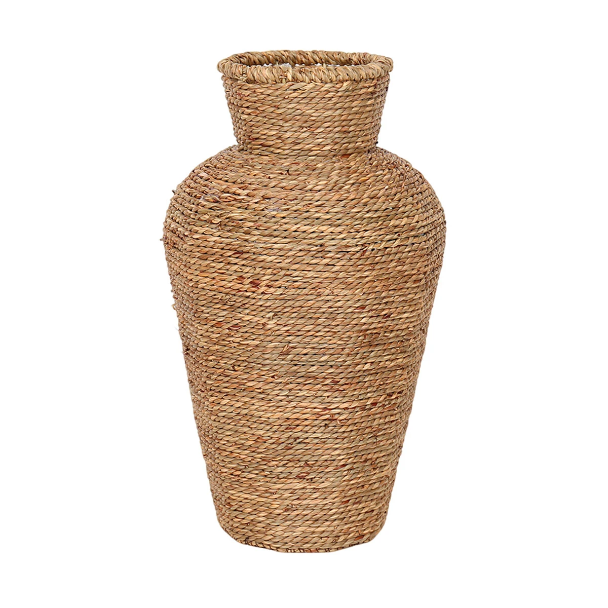 JARRÓN MAISON LINETT MEDITERRÁNEO TEJIDO CURVA 43 CM - 1