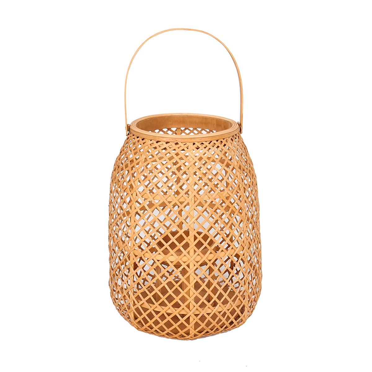 FAROL MAISON LINETT MEDITERRÁNEO BAMBÚ 46 CM - 1