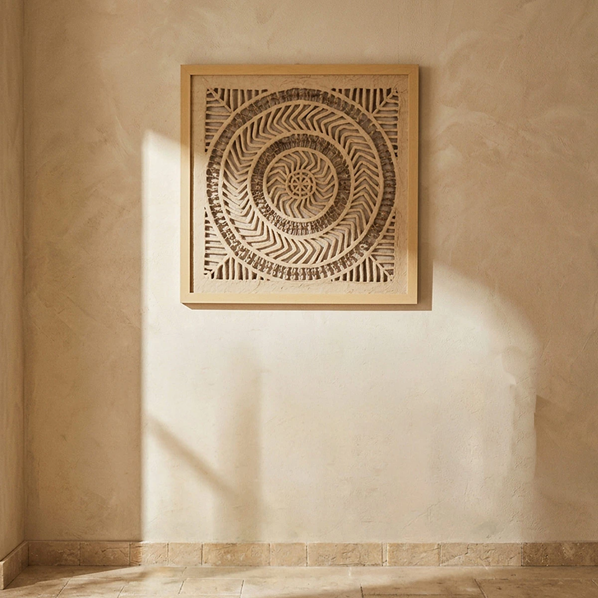 CUADRO MAISON LINETT MEDITERRÁNEO 50X50 CM  - 1