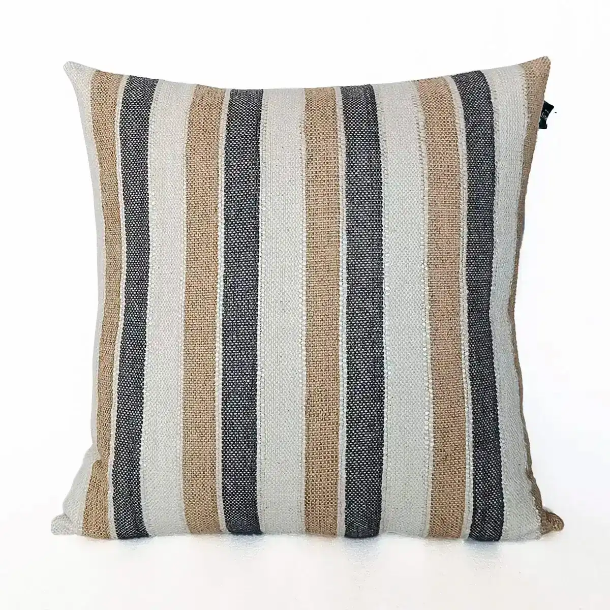 COJÍN MAISON LINETT MEDITERRÁNEO LÍNEAS 50X50 CM BEIGE/GRIS - 2