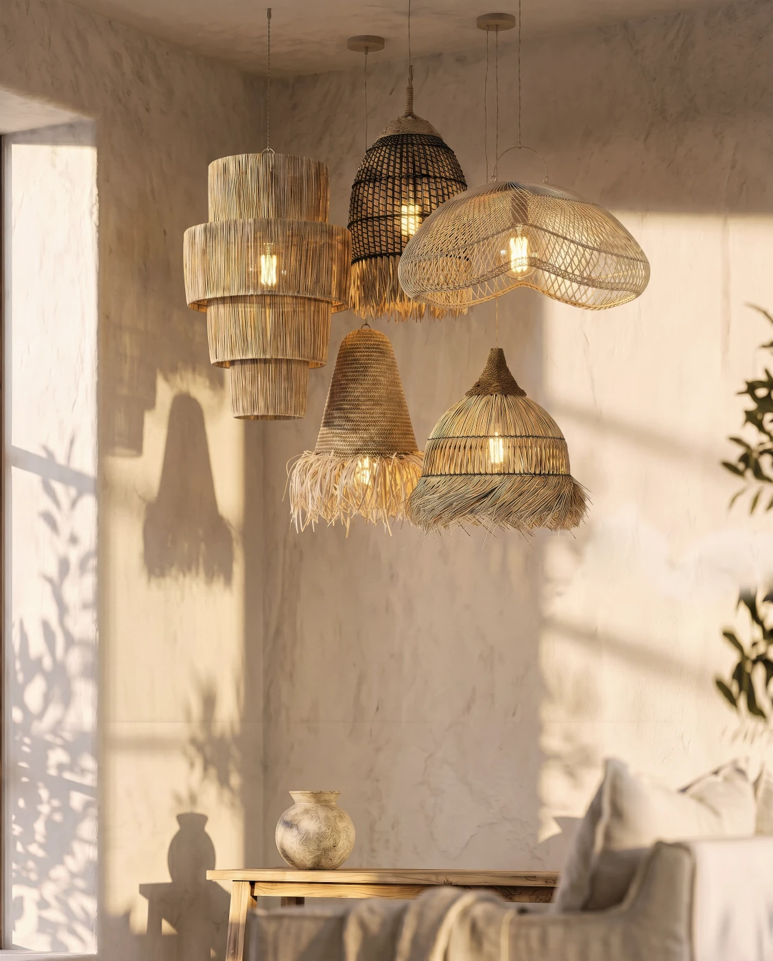 PANTALLA MAISON LINETT MEDITERRÁNEO 4 PISOS 64 CM - 3