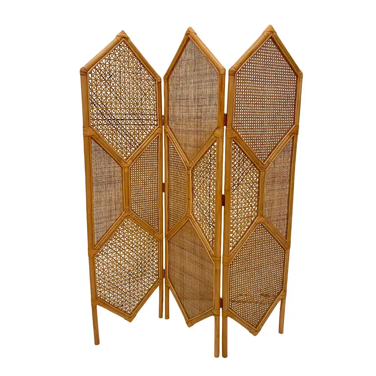 BIOMBO MAISON LINETT MEDITERRÁNEO MARRÓN CLARO - 2