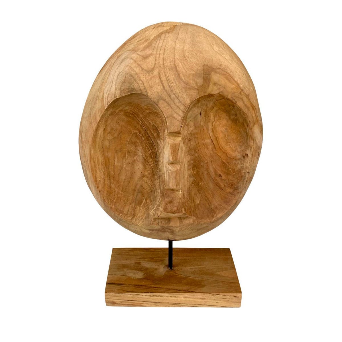 FIGURA MAISON LINETT MEDITERRÁNEO CARA MADERA 41 CM - 2