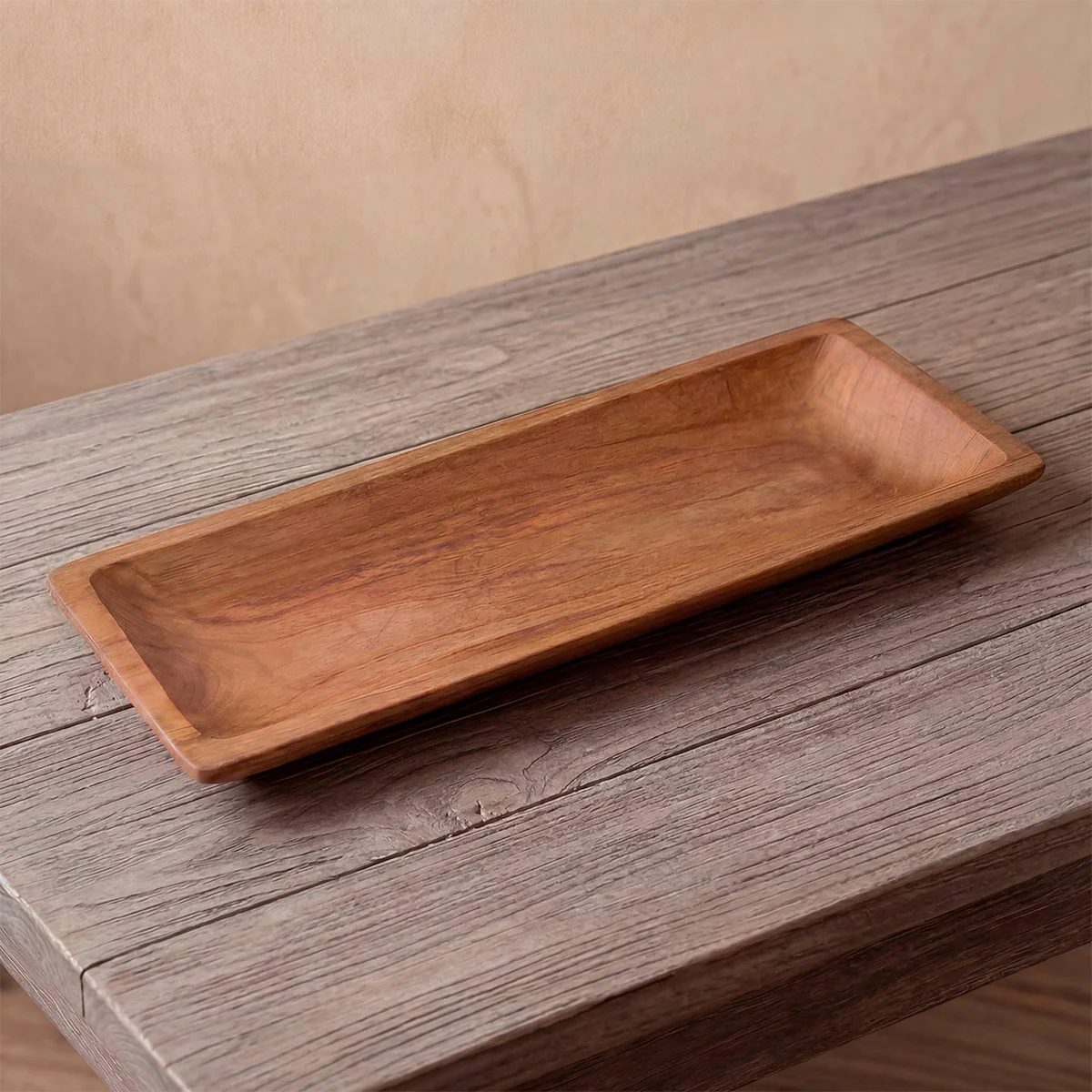 CENTRO DE MESA MAISON LINETT MEDITERRÁNEO MADERA 38 CM  - 1