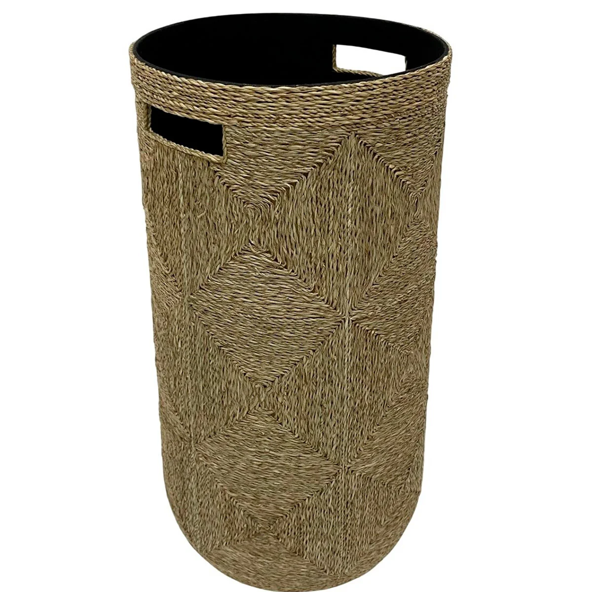 CANASTO DE ROPA MAISON LINETT MEDITERRÁNEA SEAGRASS 50%, MENDONG 50% NATURAL - 2