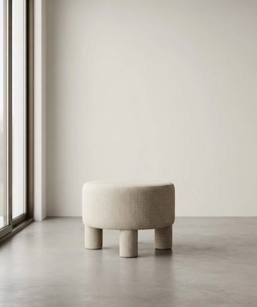 PUFF RED RIPLEY HOME 60 CM - 1