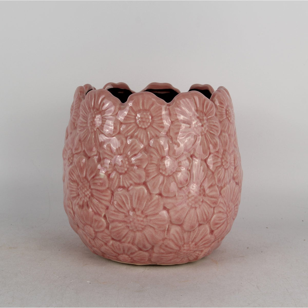 MACETERO RIPLEY HOME FLORES 16 CM ROSA - 1