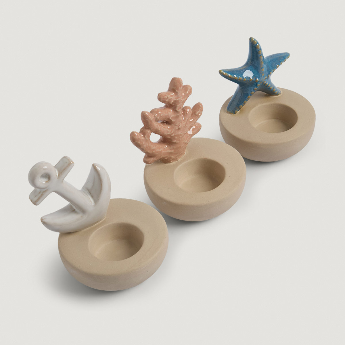 SET X3 PORTA VELAS RIPLEY HOME MARINO - 2
