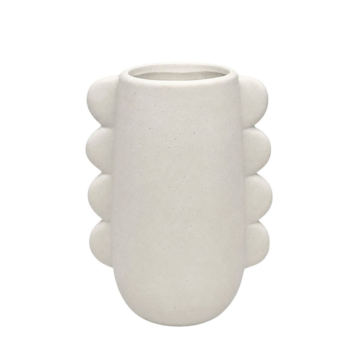 FLORERO RIPLEY HOME SEMI CIRCULO S BLANCO - 1