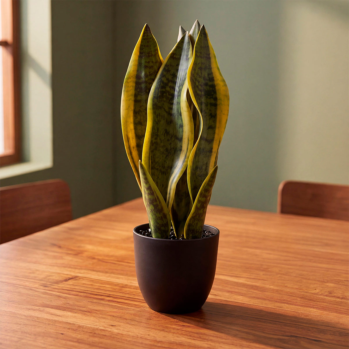 PLANTA DECORATIVA RIPLEY HOME LENGUA DE SUEGRA MACETA 38 CM - 1