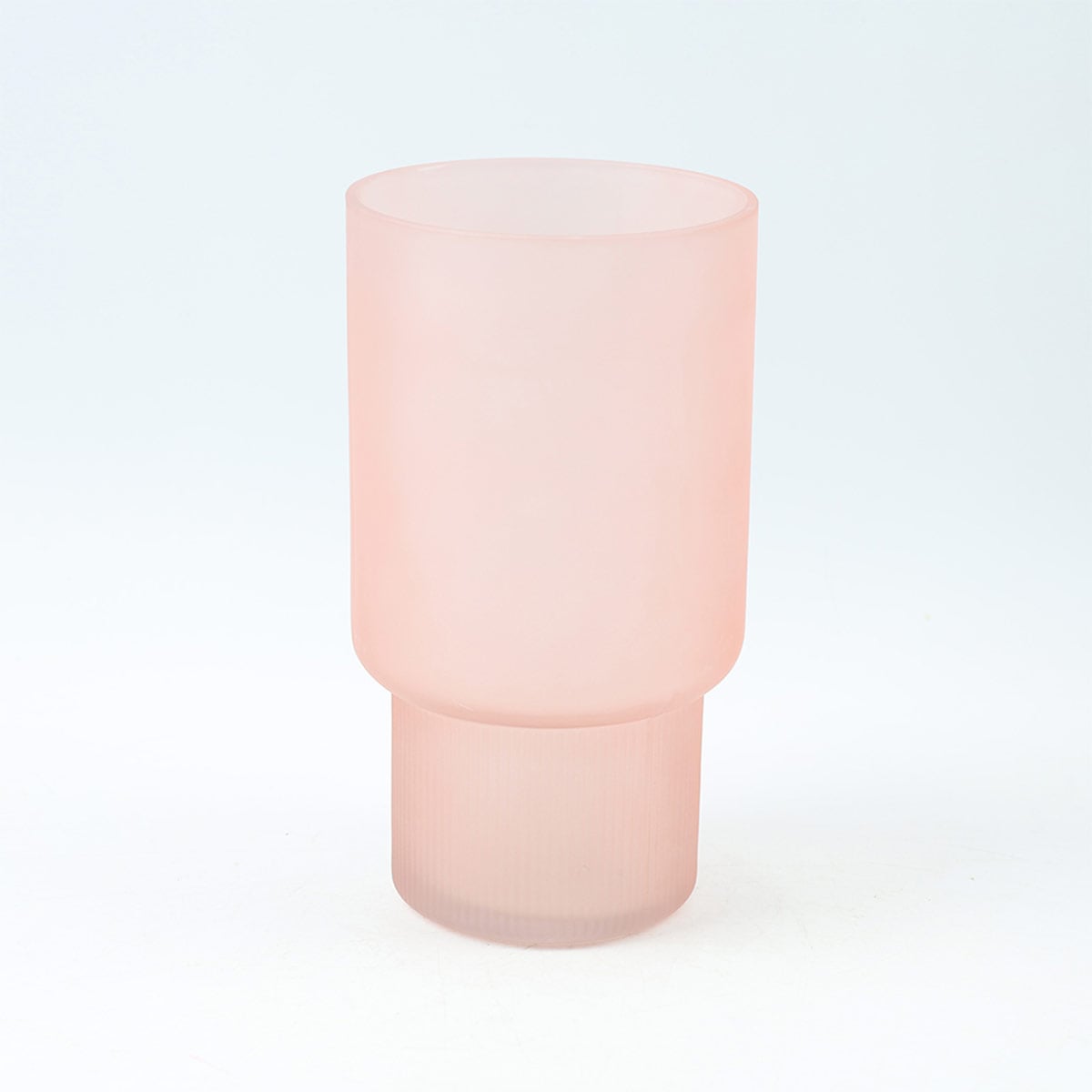 FLORERO RIPLEY HOME BASE ACANALADO 25 CM ROSA - 1